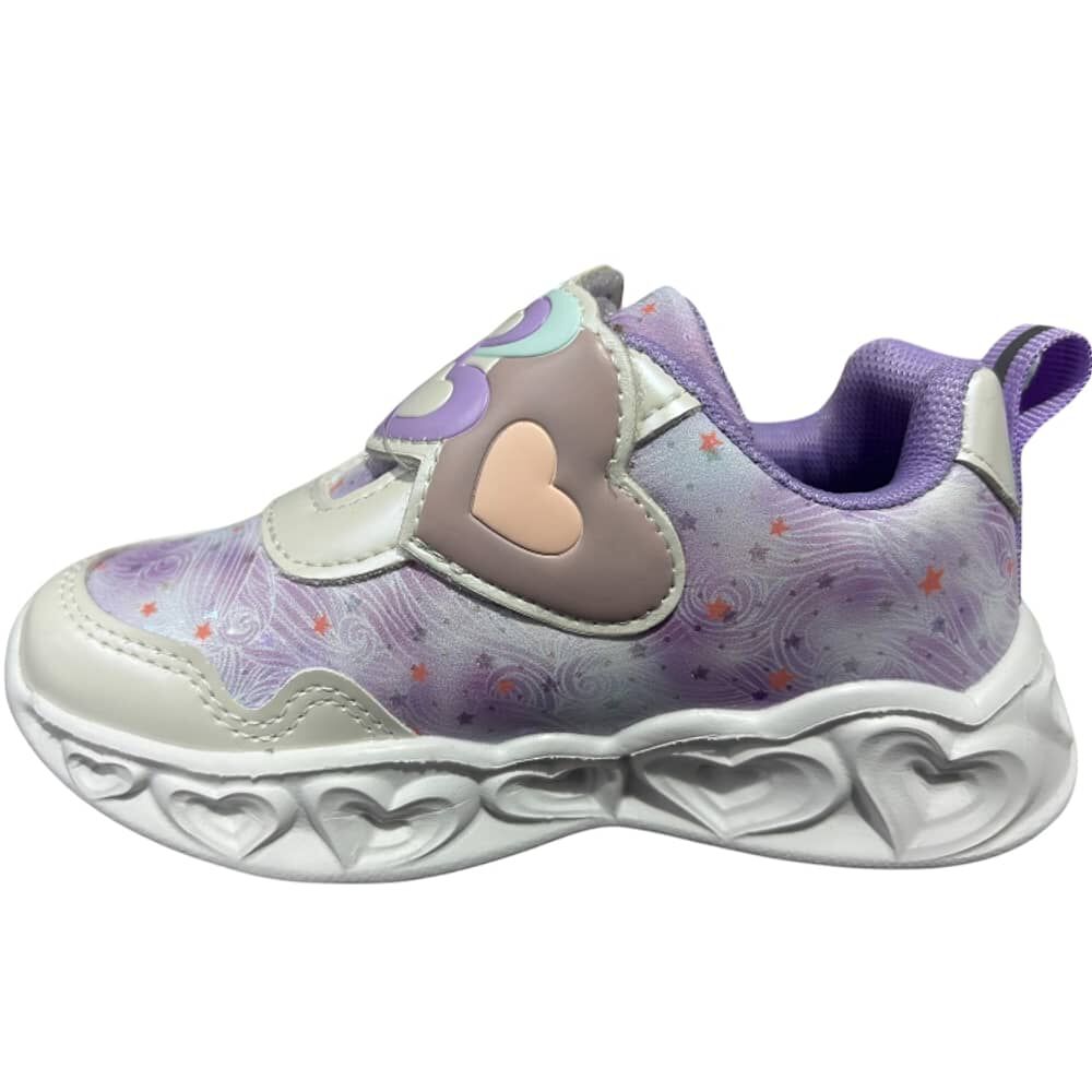 Zapatillas Brillantes Estrellas Para Ni&ntilde;as Con Luces image number 1.0