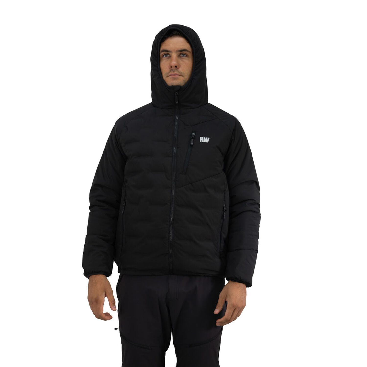 Parka Insulada Hw Explorer Hombre Negra image number 1.0