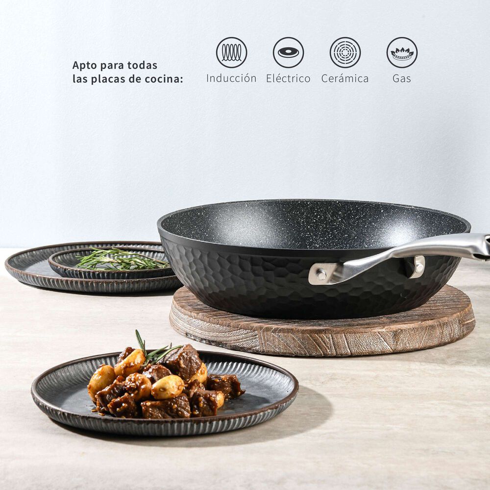 Bater&iacute;a De Cocina Antiadherente Black Copper 7 Pzs Simplit image number 2.0