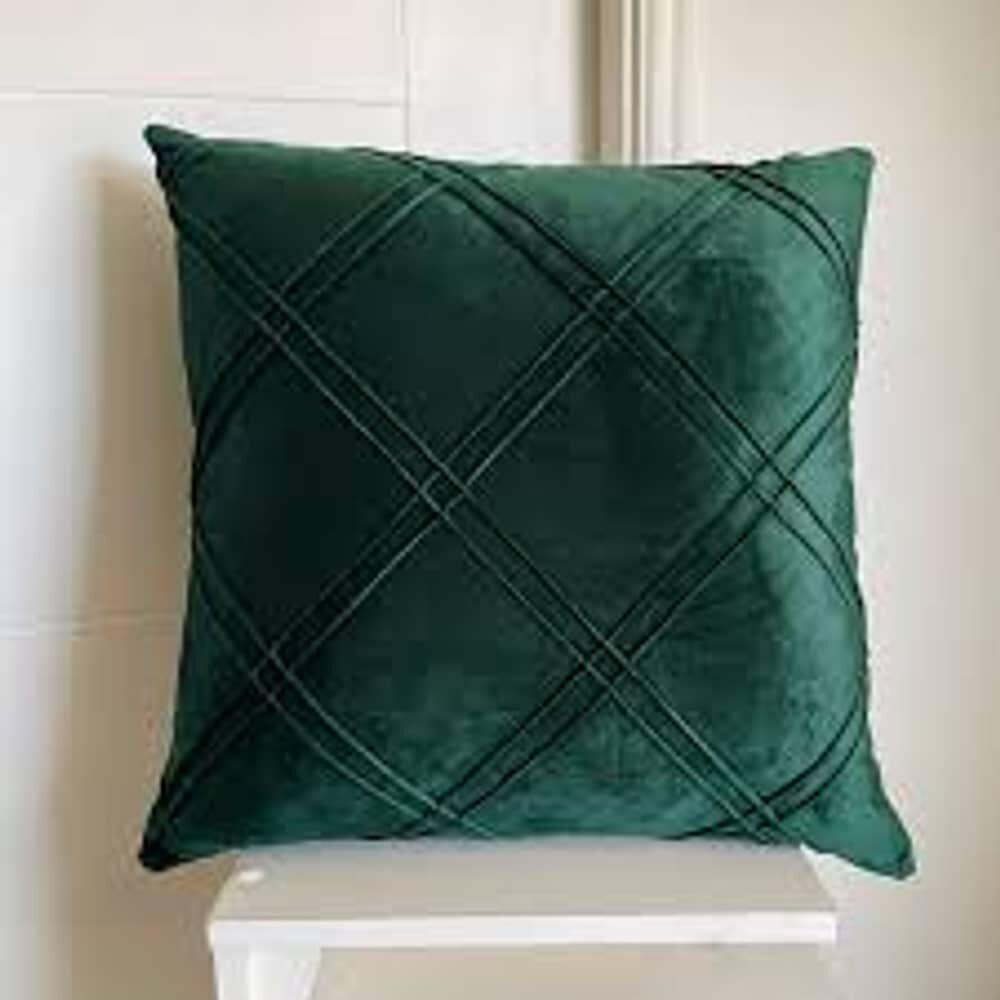 Set De 2 Cojines De Terciopelo Doble Pliegue image number 0.0