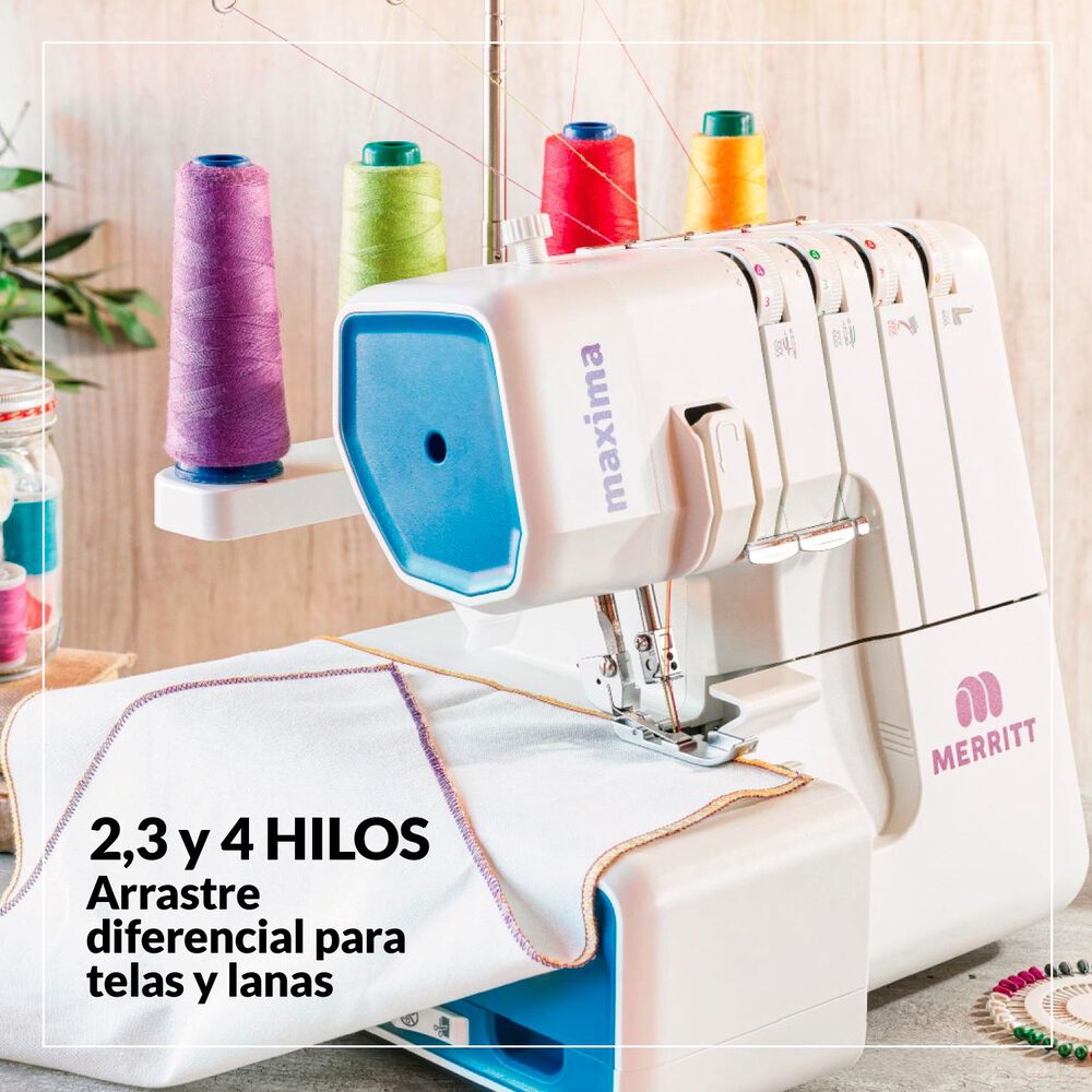 Combo Merritt Máquina De Coser Me 9500 + Máquina Overlock Max image number 3.0