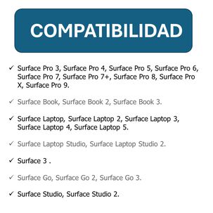 Para: Surface Go, Surface Pro, Surface Laptop Studio - Lápiz