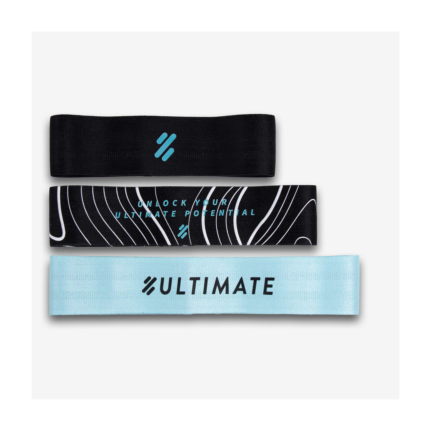 Ultimate Pack Elastic Negro - Celeste image number 0.0