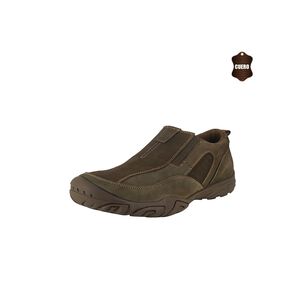 Mocasin De Cuero Peter Caqui London Adixt