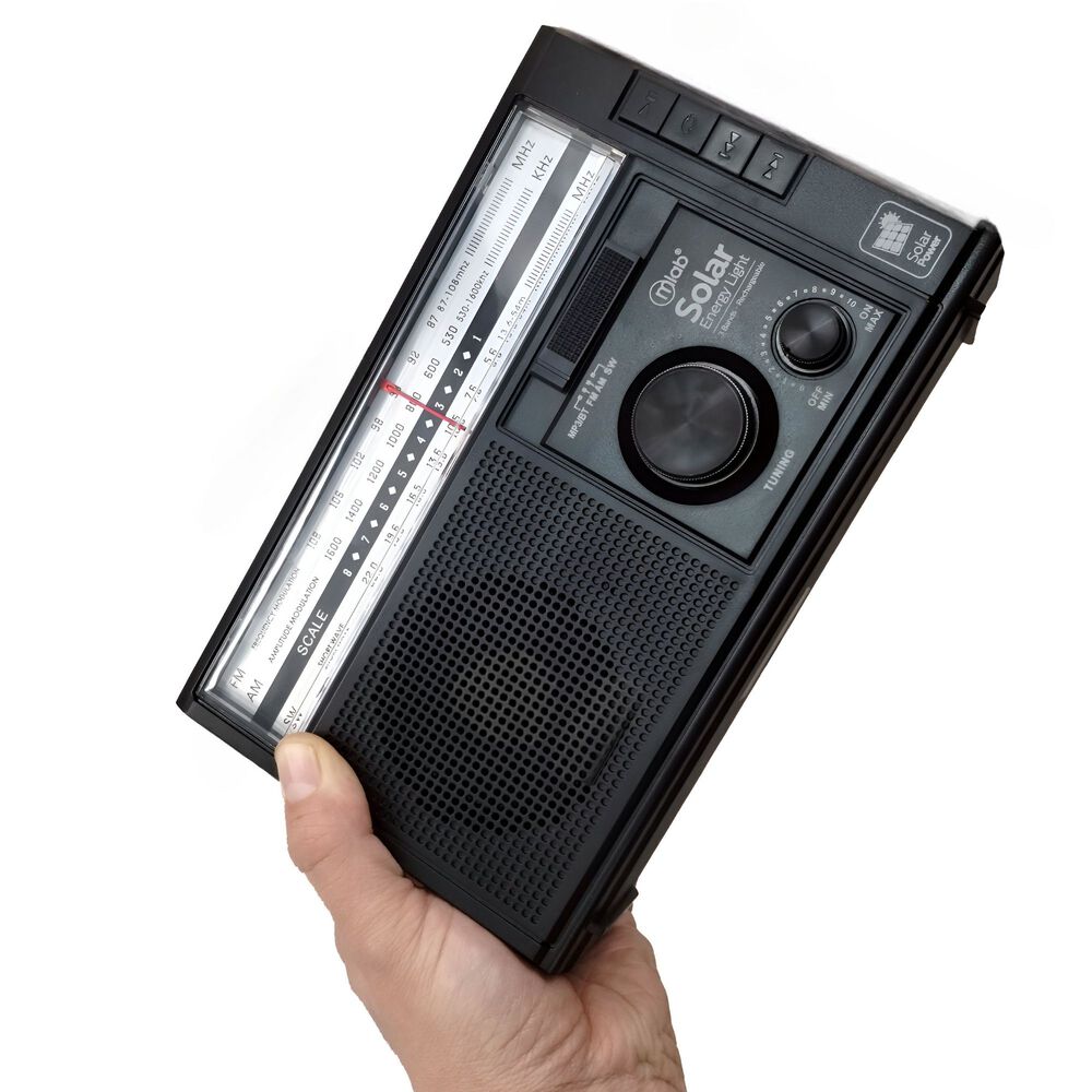 Radio Am/ Fm/ Sw/ Bt Recargable Usb-c + Carga Solar & Pilas image number 4.0