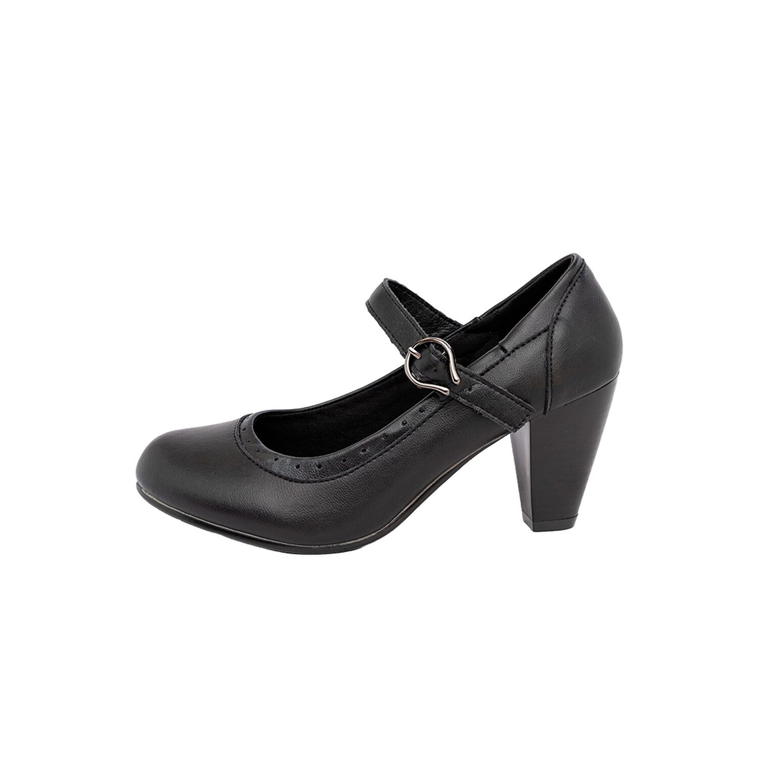 Zapato De Cuero Cueca Chilota Negro Alquimia image number 1.0