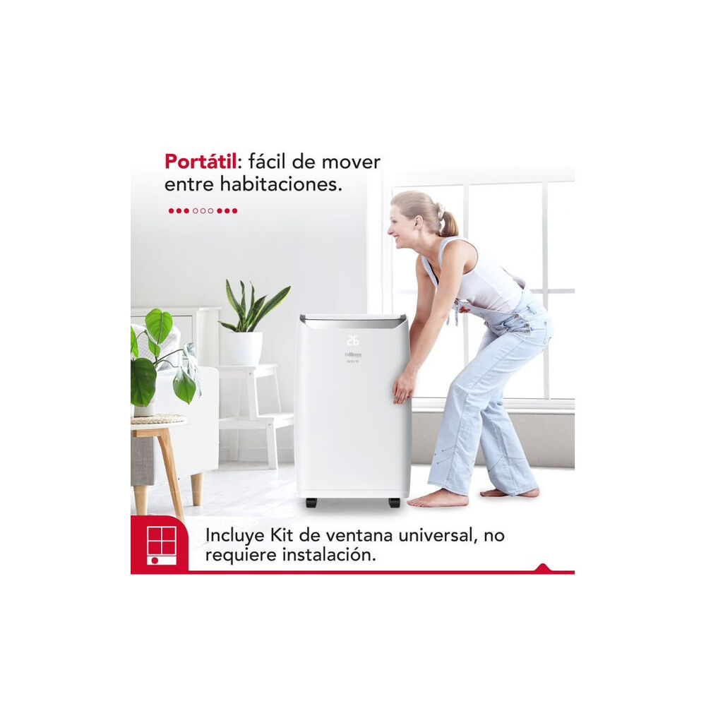 Aire Acondicionado Portatil Frio/calor Thor Smart Pac 4en1 Wifi 14000 Btu image number 7.0