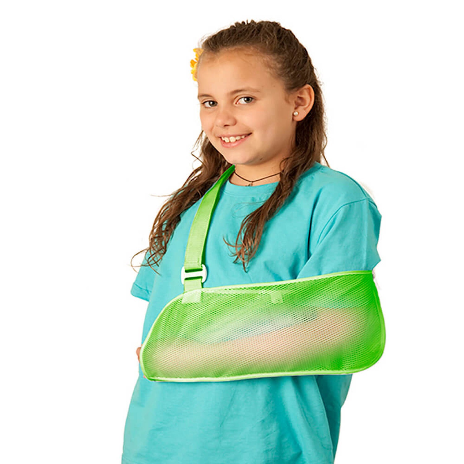 Cabestrillo Color Verde Para Ni&ntilde;os De 12 A 14 A&ntilde;os-blunding image number 0.0