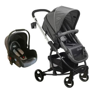 Coche Travel System Alfa SX Negro Bebesit