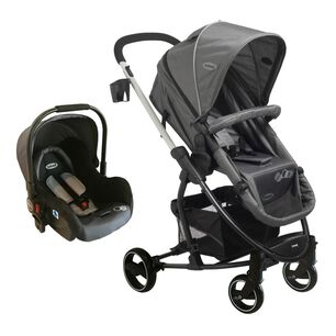 Coche Cuna Travel System Bebesit Alfa Nuevo Negro
