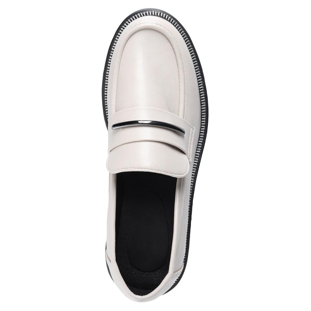 Mocasín Mujer Via Uno Beige image number 3.0