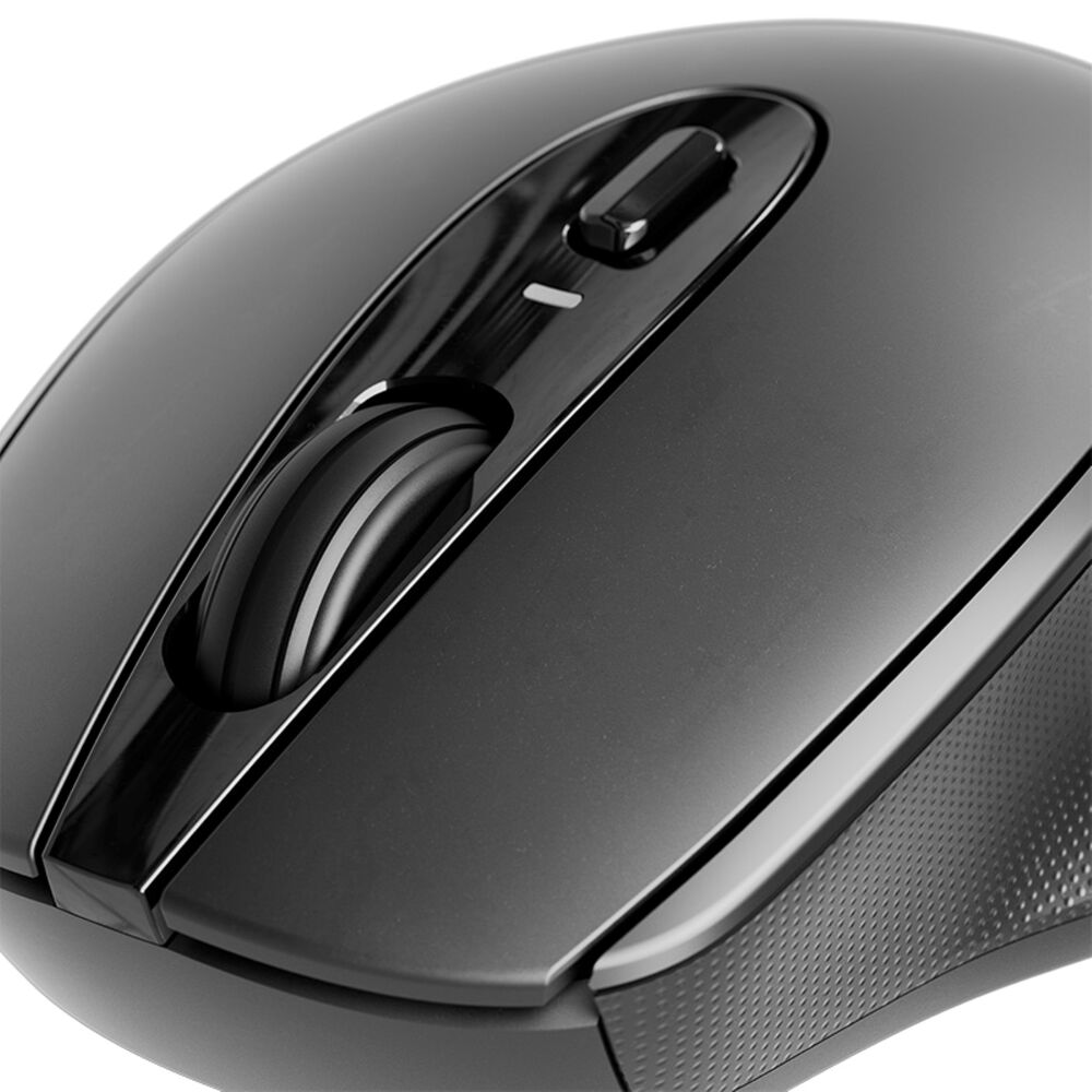 Mouse Inal&aacute;mbrico Klip Xtreme Easihand Ergon&oacute;mico Negro image number 2.0