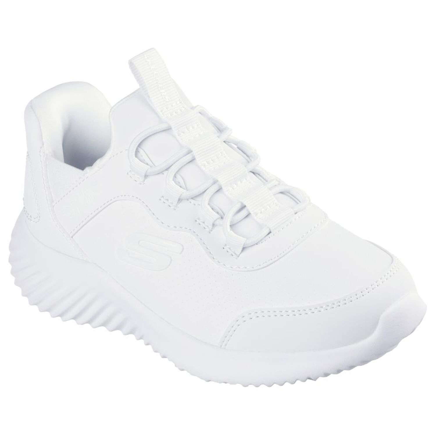 Zapatilla Escolar Ni&ntilde;o Skechers Bounder - Elite-studiez Wht image number 3.0