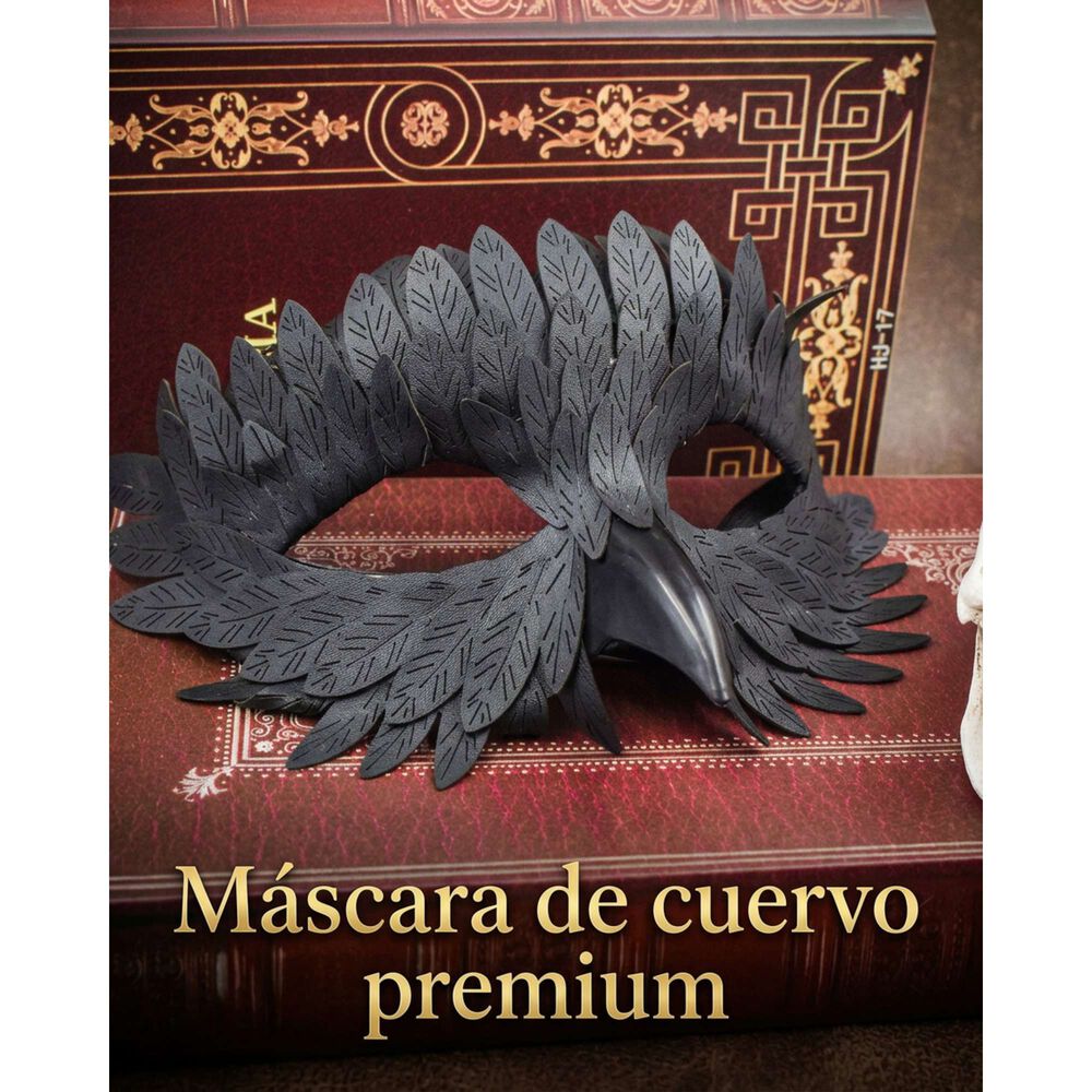 M&aacute;scara Pajaro Ave Plumas Carnaval Veneciano Para Disfraz image number 2.0