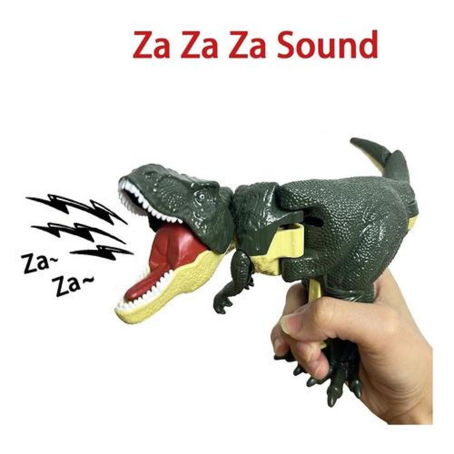 Dinosaurio Con Sonido Za Za Juguete Trex Pistola Entretenido image number 1.0