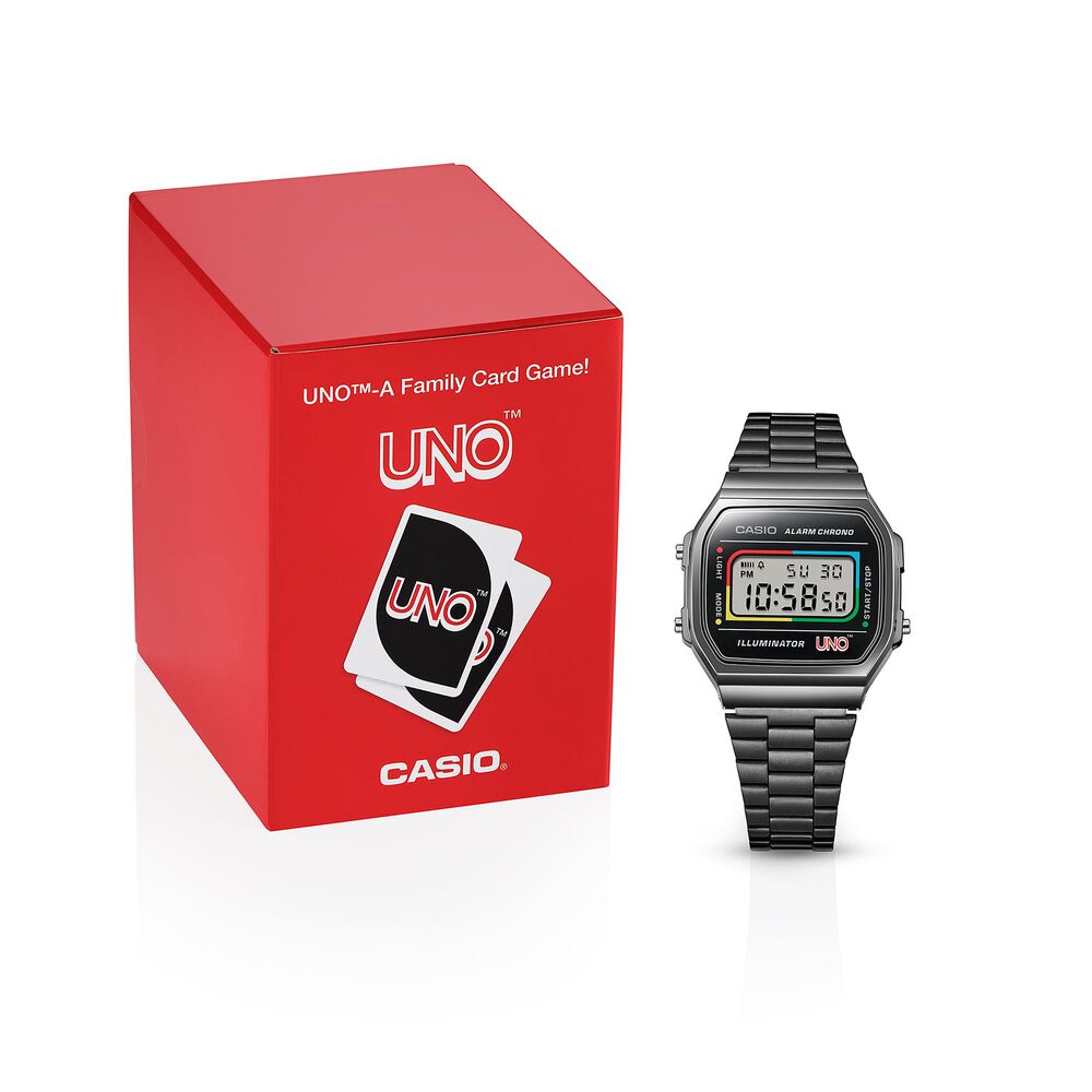 Reloj Casio Digital Unisex Uno A-168weuc-1a image number 3.0