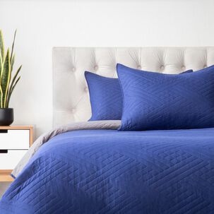 Cubrecama Azhome Bicolor / 2 Plazas