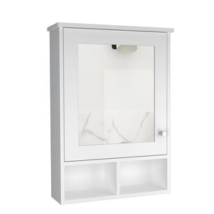 Botiquin Con Espejo 1 Puerta Fm-016b - Blanco