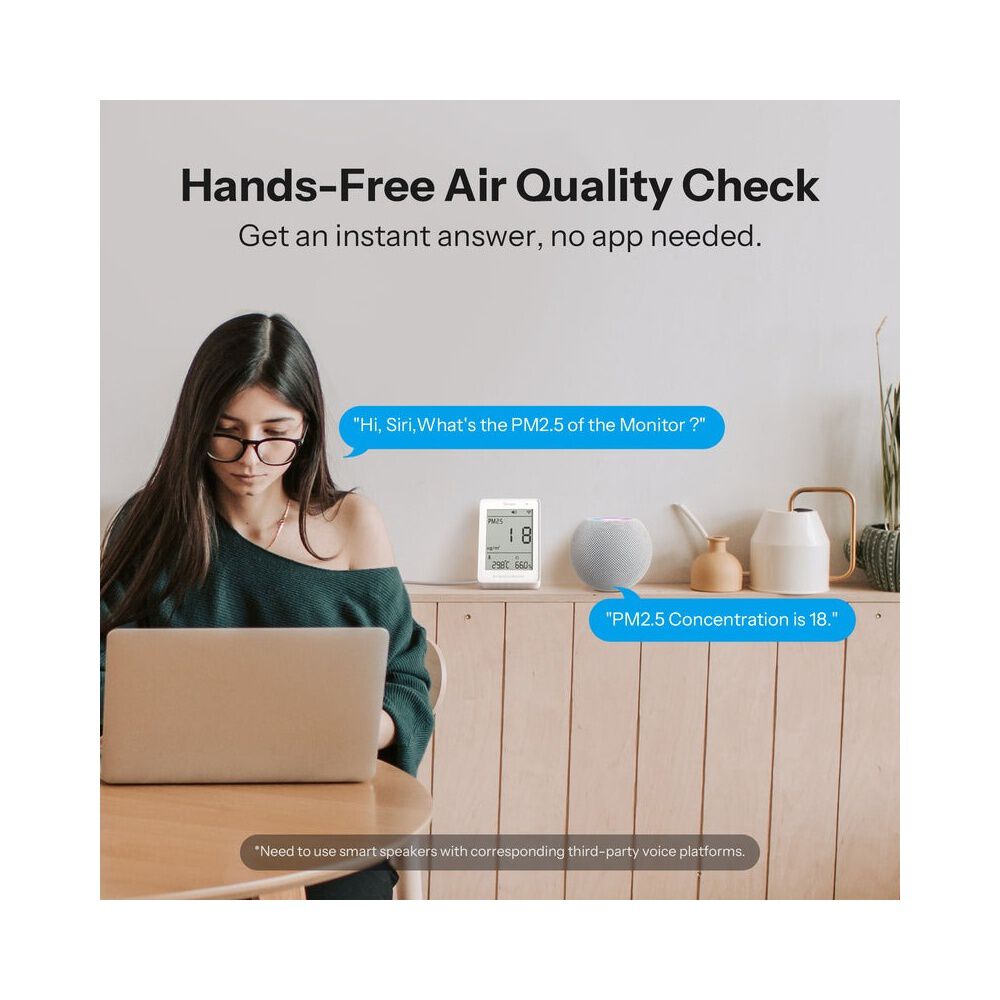 Monitor De Calidad De Aire Pm2.5 Wifi Matter Sonoff Airguard image number 2.0