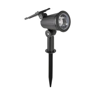 Foco Solar Led Multicolor Jard&iacute;n Proyector De Luz Con Estaca