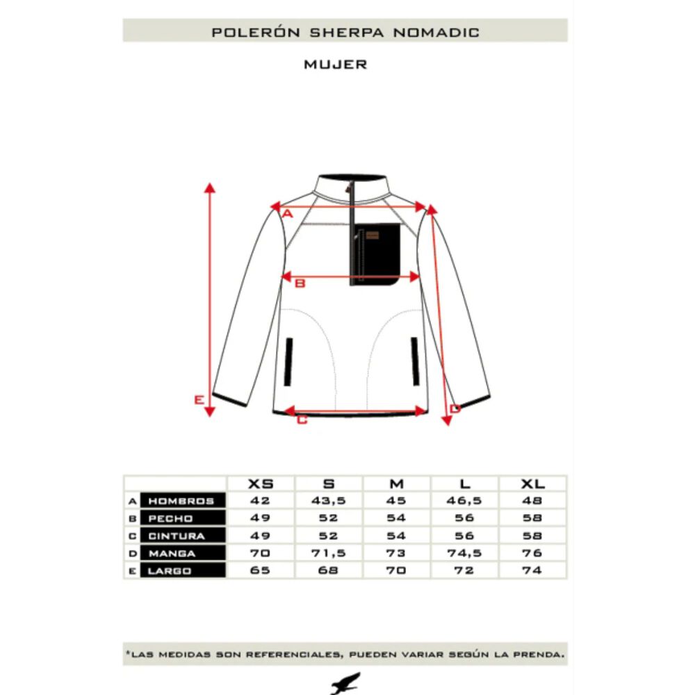 Polerón Sherpa Nomadic Mujer Falcone image number 4.0