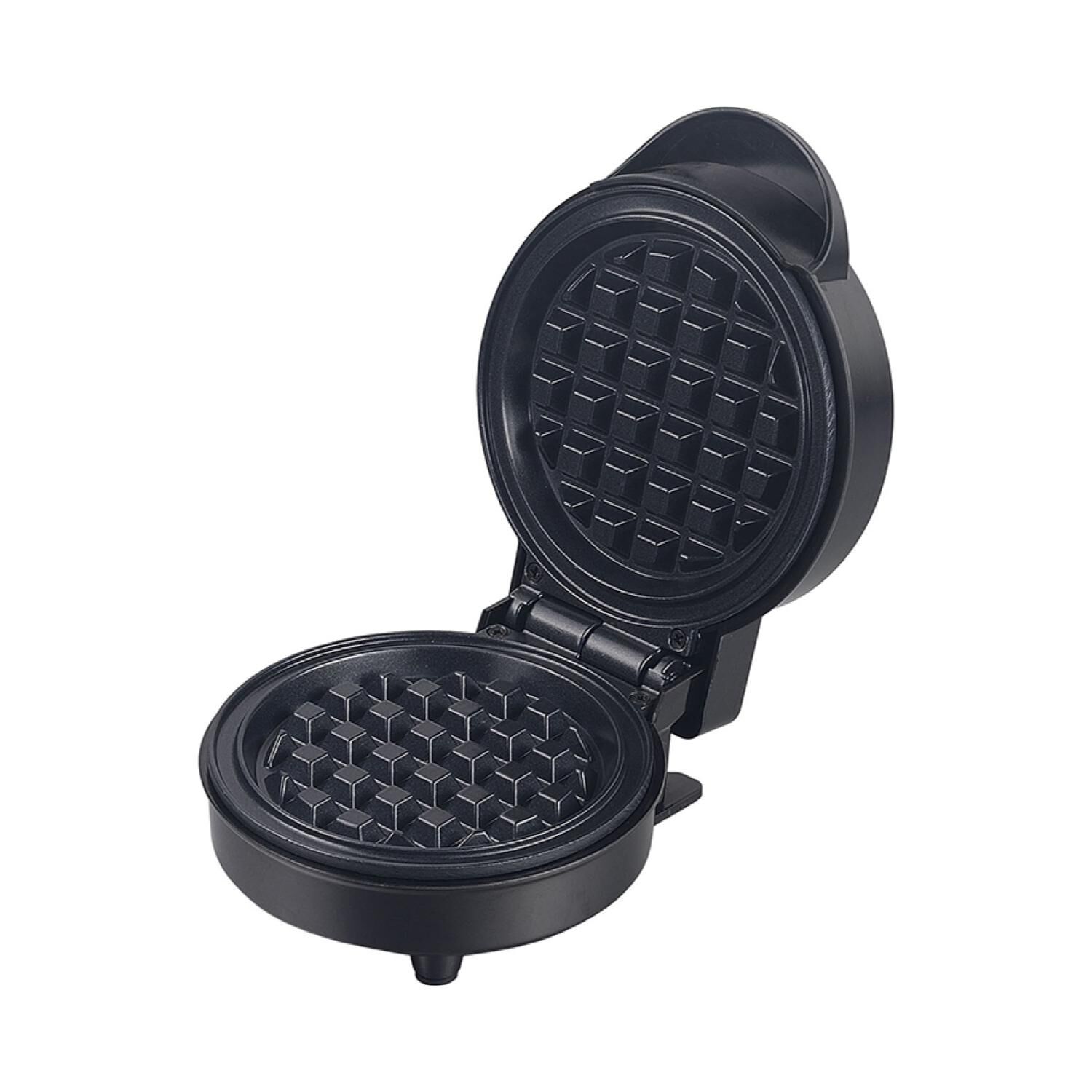 Maquina Mini Waffle Individual 600w Negro Bmw079 Blanik image number 1.0