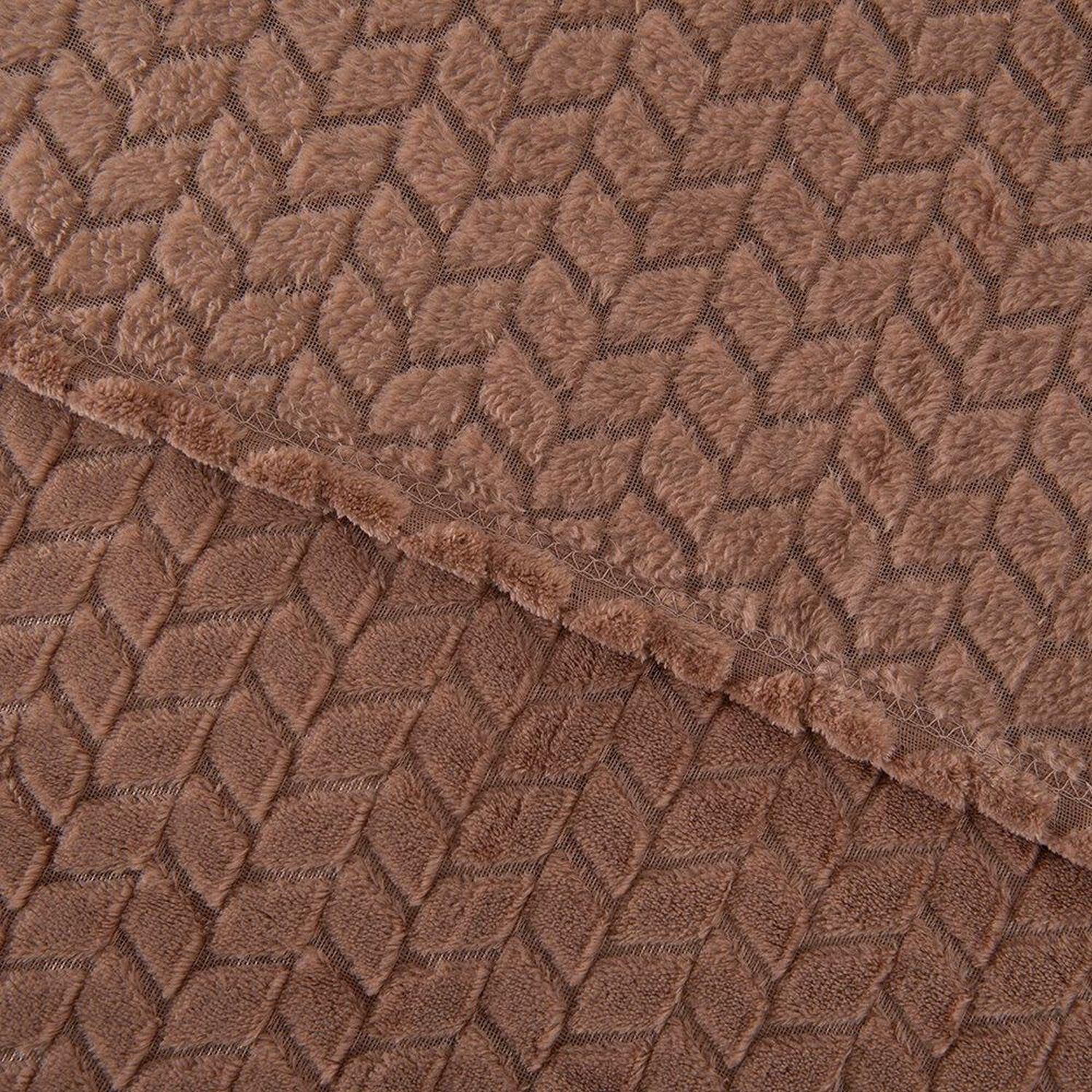 Frazada Jqd Flannel Nevada 1.5 Plazas Nude image number 1.0