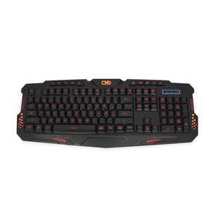 Teclado Gamer Pc Usb Iluminaci&oacute;n Rojo/azul/purpura - Ps