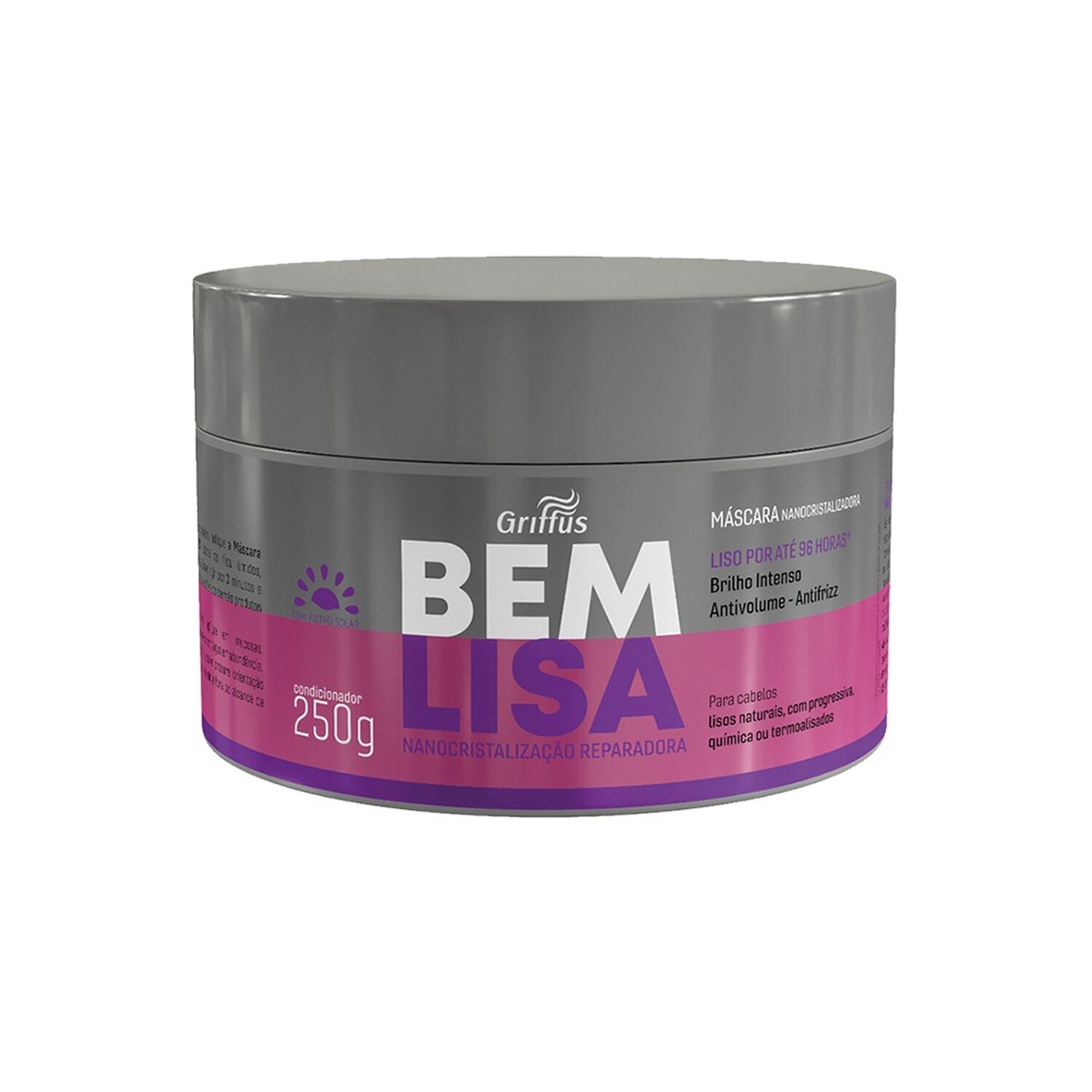 Mascara Bem Lisa Nanocristalizada Reparadora 250gr Griffus image number 0.0