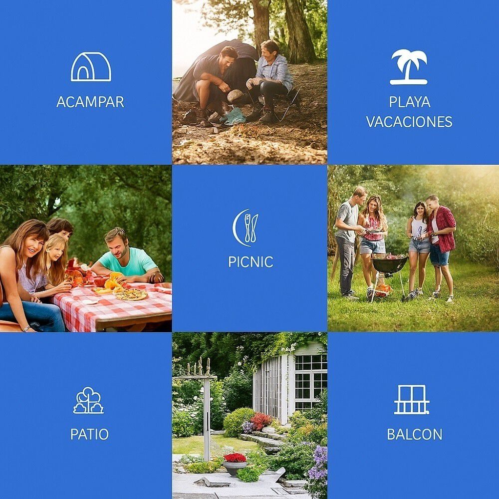 Silla Plegable Camping Picnic Piscina Verano Playa Port&aacute;til image number 8.0