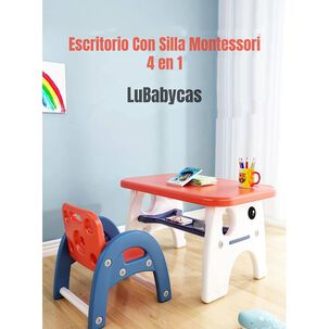 Mesa Con Silla Montessori Para Ni&ntilde;os 4 En 1 By Lubabycas