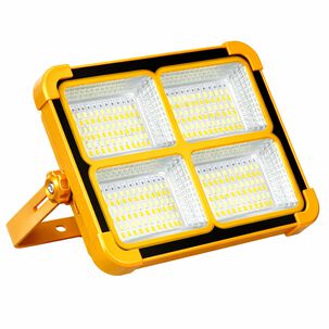 Foco Solar Port&aacute;til 100w + Cargador De Smartphone Usb 175096