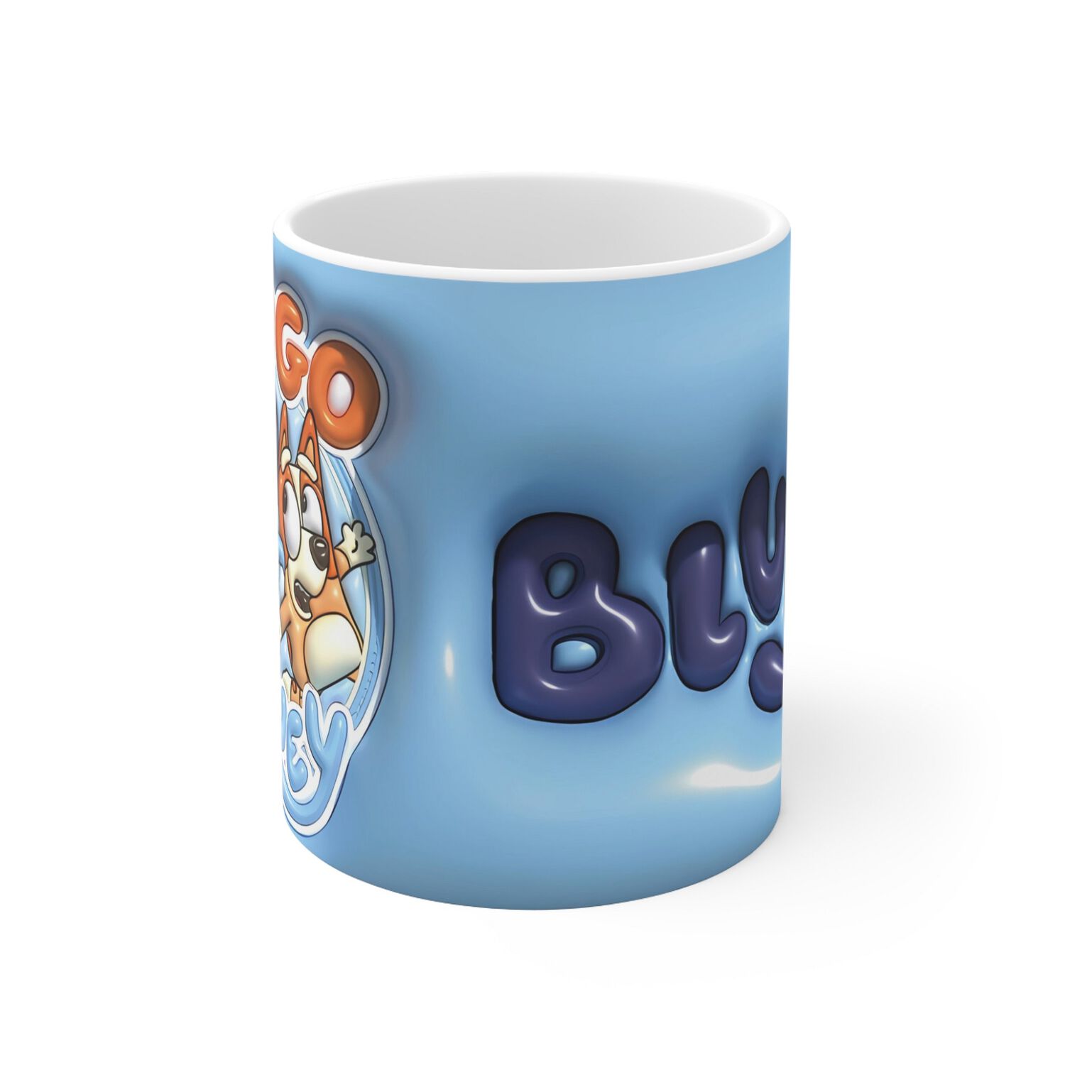 Taza Bluey Y Bingo Sublimado 3d 325ml image number 0.0