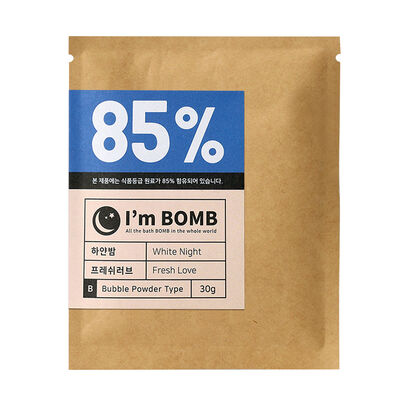 Burbujas De Ba&ntilde;o En Polvo Fresh Love 30g Im Bomb