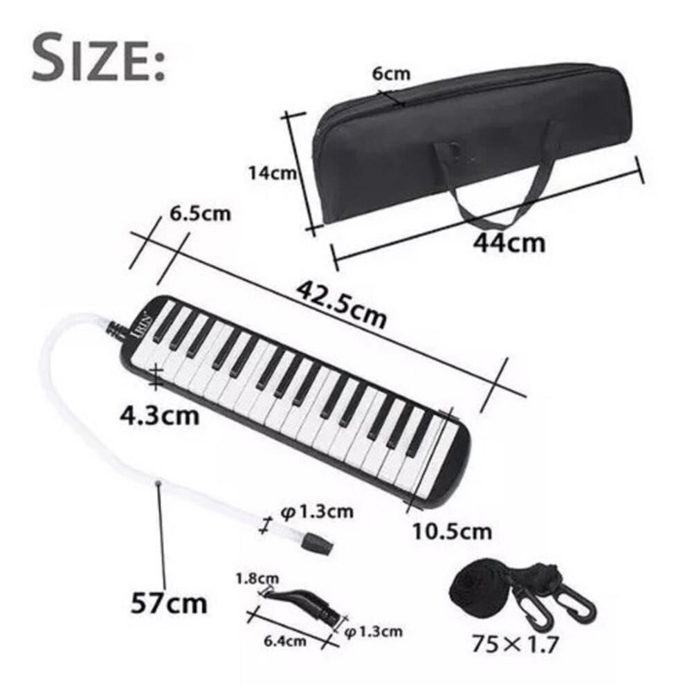 Melódica Piano 37 Notas Con Estuche Y Boquilla image number 4.0