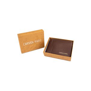 Billetera Hombre Dante Caf&eacute; Con Monedero Carven Paris