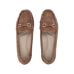 Mocas&iacute;n Mujer Camel Lali Police