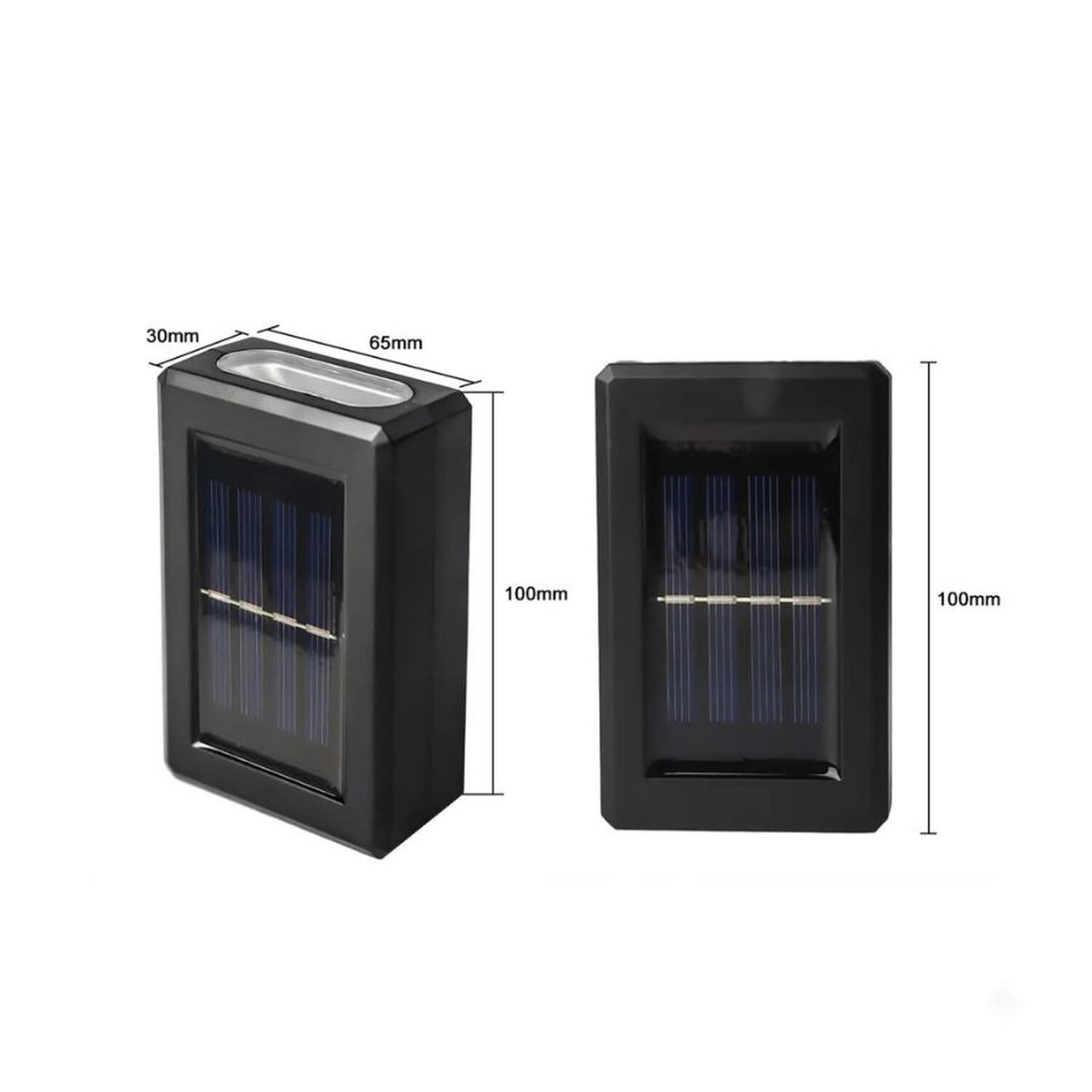 L&aacute;mpara Aplique Solar Led Pared Sensor Exterior Luz C&aacute;lida Pack 2 image number 3.0