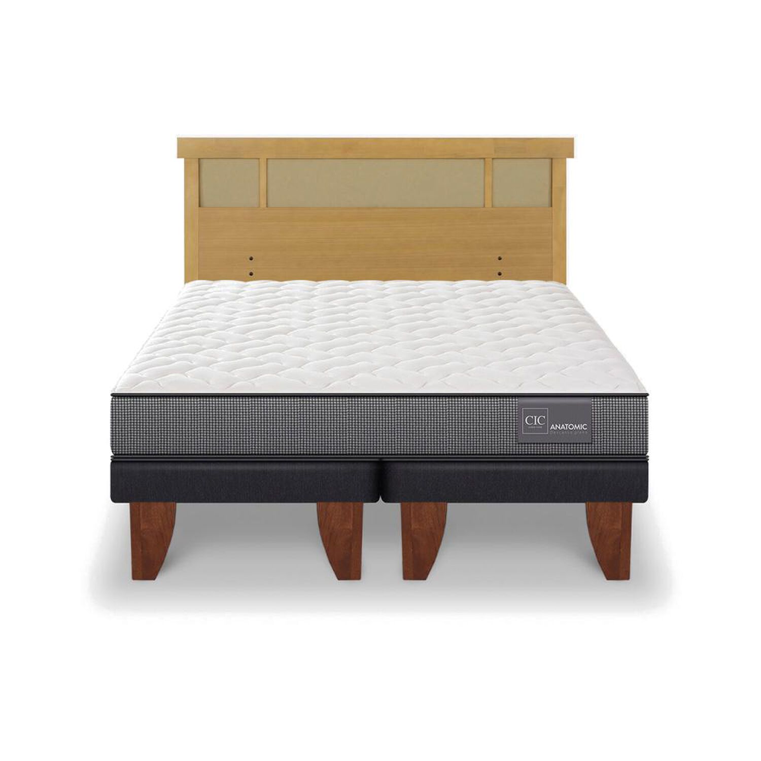 Cama Europea Cic Anatomic / King / Base Dividida + Respaldo image number 0.0