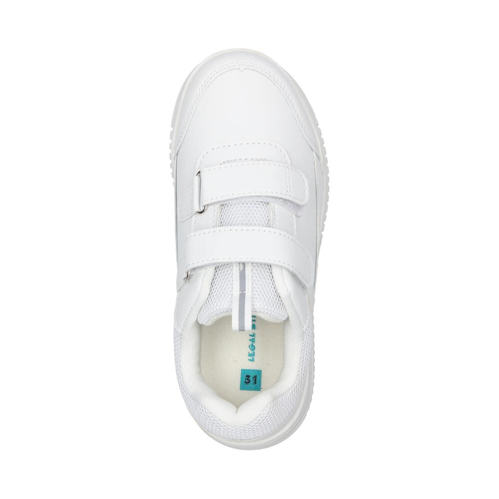 Zapatilla Escolar Legal Street Unisex Blanco image number 4.0