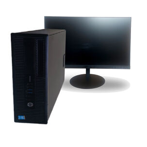 Pc Kit Hp Elitedesk 800 G1 Torre, I5 4 G. Disco Sata 500 Gb, Ram 8 Gb, Monitor 19
