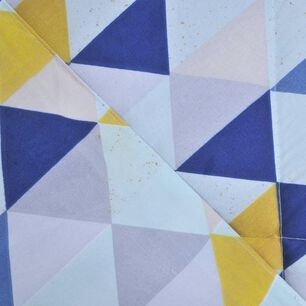 Plumon Estampado 2 Plazas Triangulos