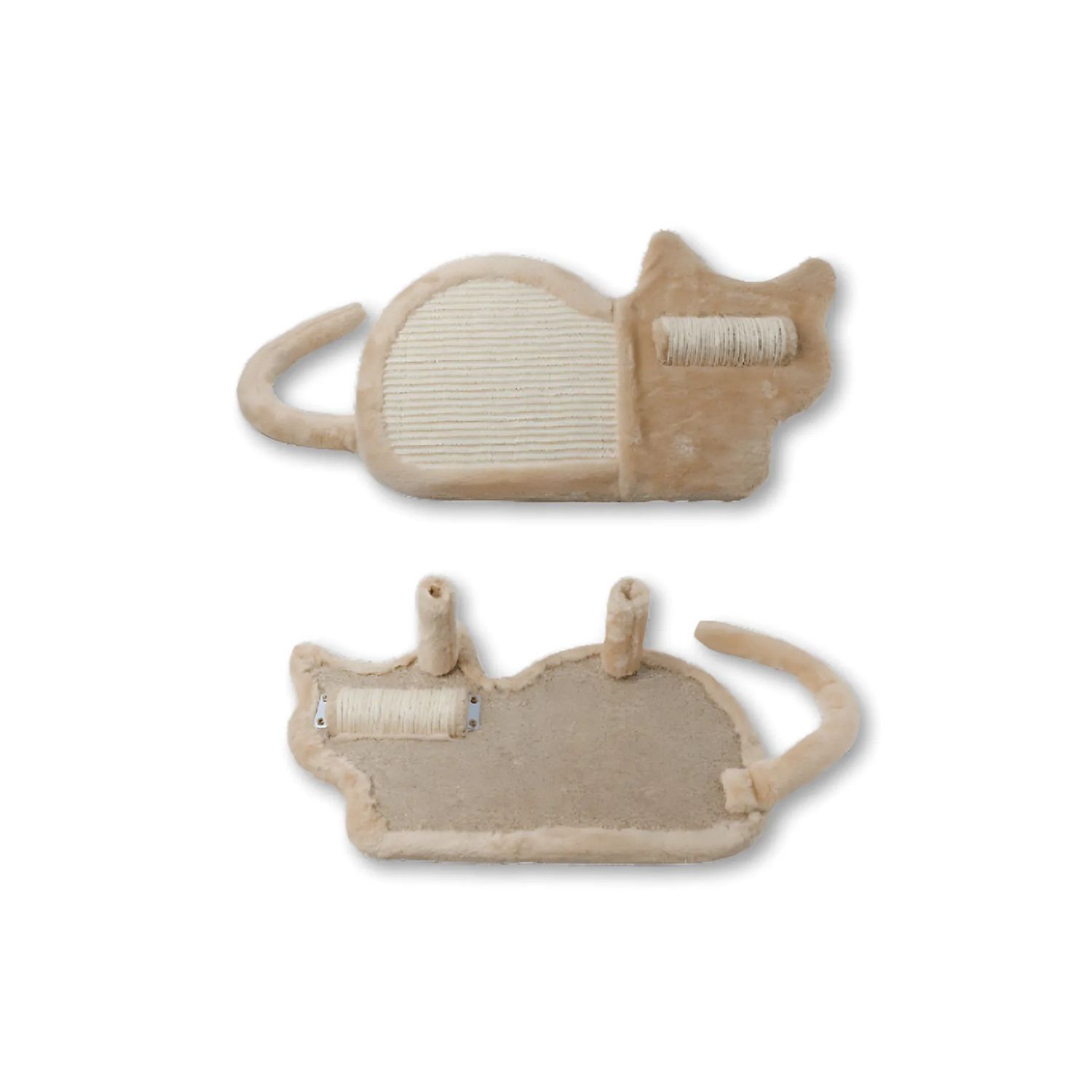 Rascador Cuerda Para Gatos Interactivo Con Forma De Gato image number 1.0