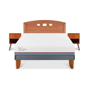 Cama Europea Cic Excellence Plus / 2 Plazas / Base Normal + Set De Maderas