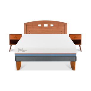 Cama Europea Cic Excellence Plus / 2 Plazas / Base Normal + Set De Maderas