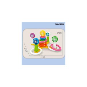 Juego De Encaje Aros Y Lanzamientos Para Bebes-ni&ntilde;os