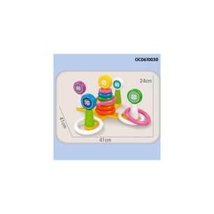 Juego De Encaje Aros Y Lanzamientos Para Bebes-ni&ntilde;os