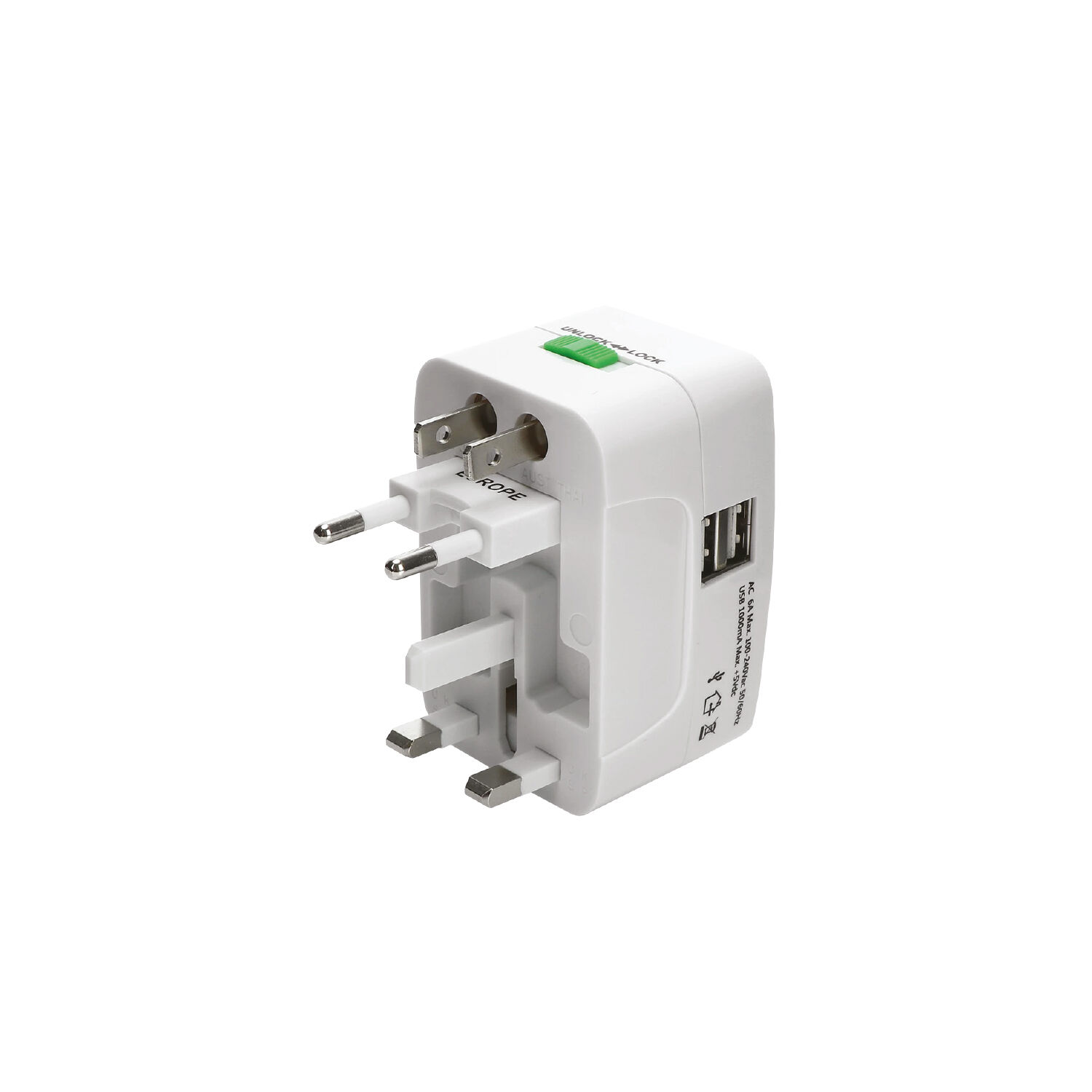 Adaptador Enchufes Universal Multinorma Color Blanco - Ps image number 0.0