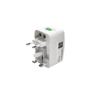 Adaptador Enchufes Universal Multinorma Color Blanco - Ps
