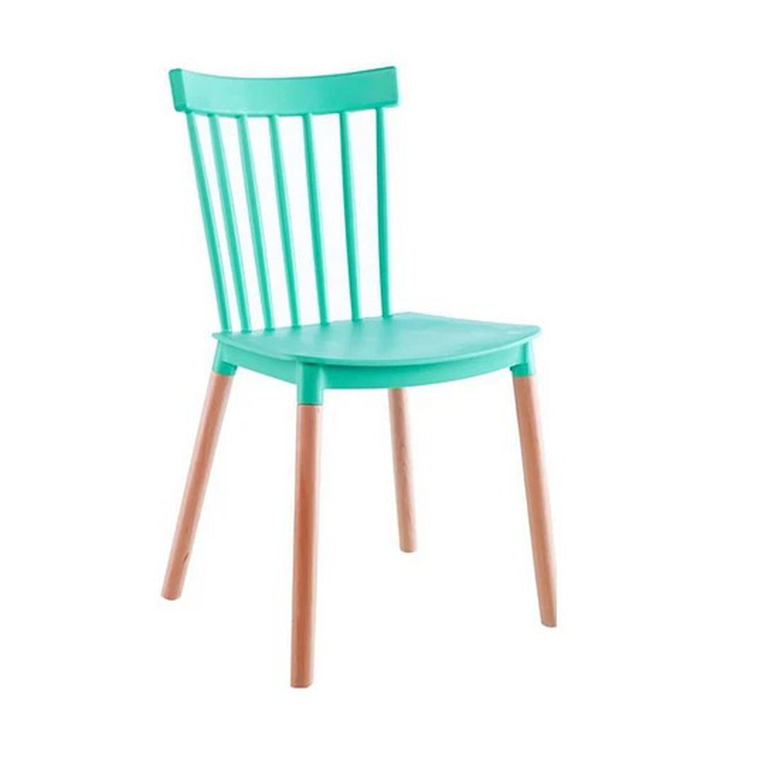 Silla Windsor De Polipropileno Con Base De Madera image number 1.0